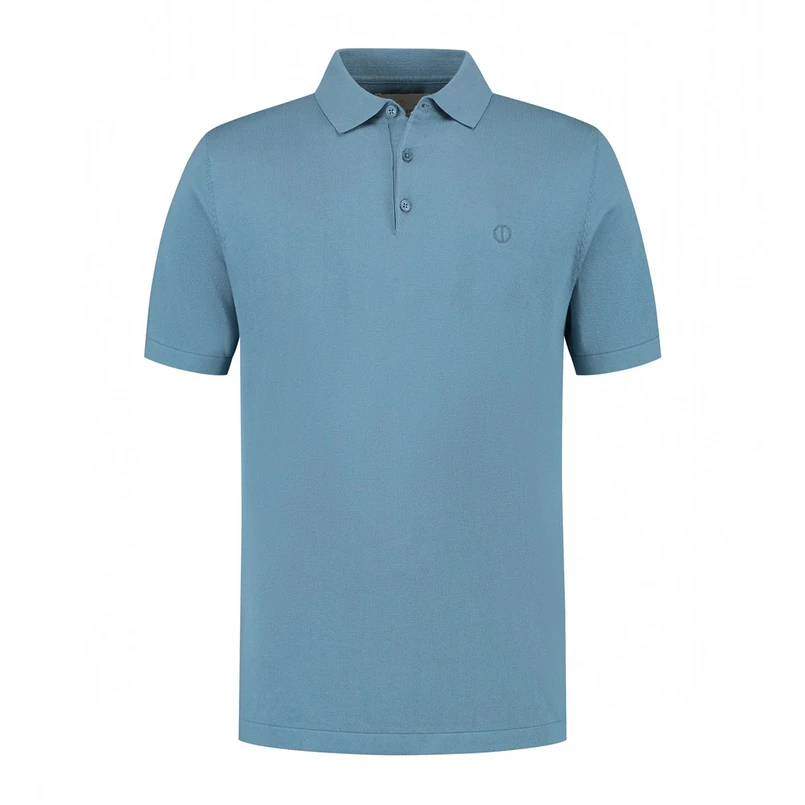 Dstrezzed Heren Polo 420022-ss25 Bleu