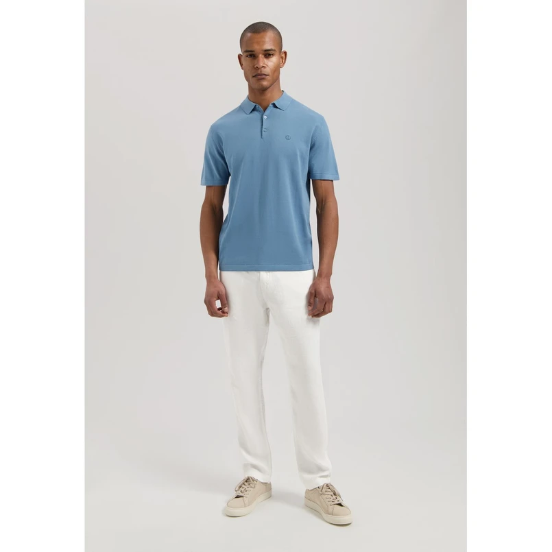 Dstrezzed Heren Polo 420022-ss25 Bleu