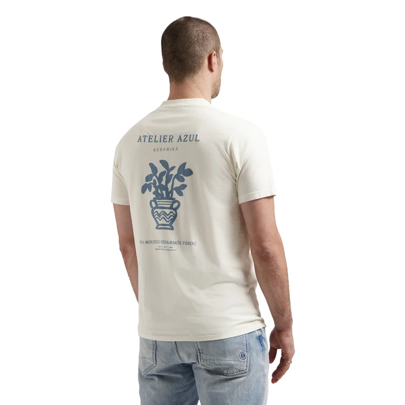 Dstrezzed Heren T-shirt 203054 Zand