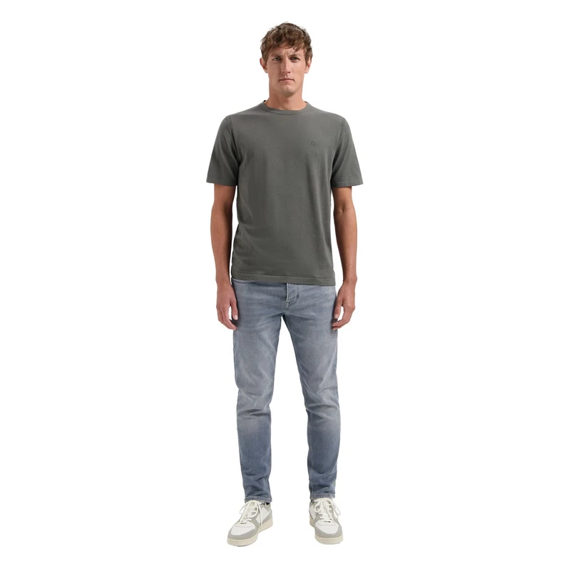 Dstrezzed Heren T-shirt 420024-ss25 Middengrijs