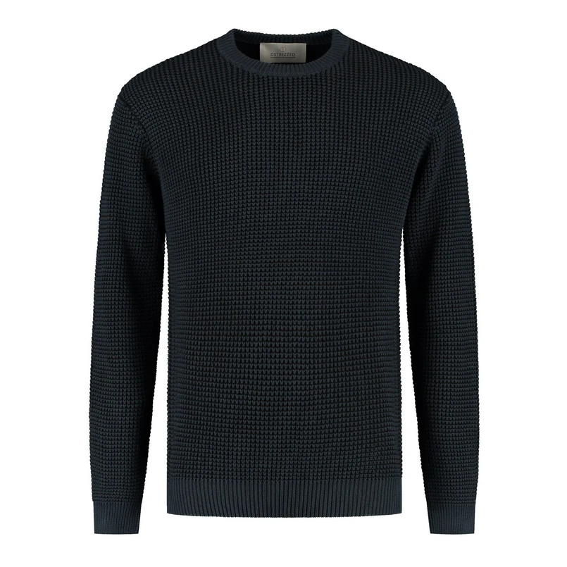 Dstrezzed Heren Trui Leones Crewneck Zwart