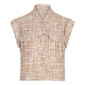 Esqualo Dames Blazer Sp25.19008 Zand