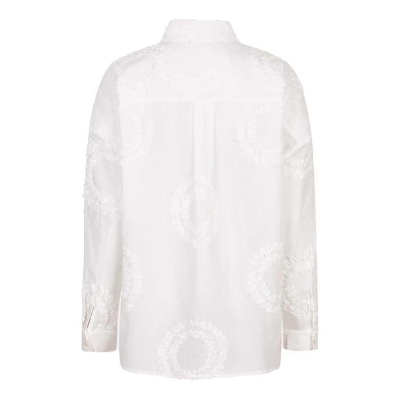 Esqualo Dames Blouse Hs25.09205 OFF-WHITE