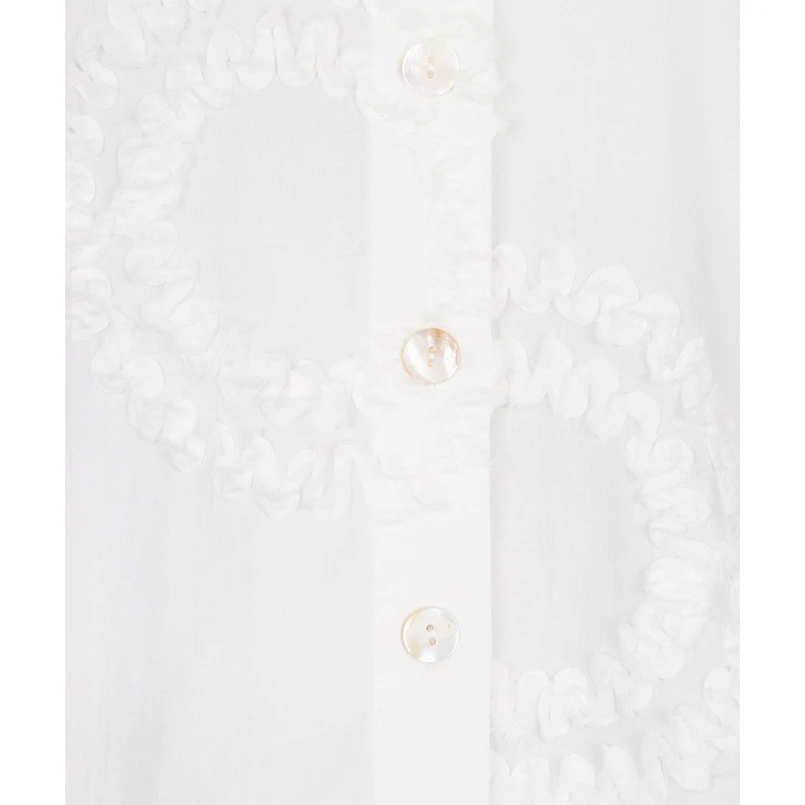 Esqualo Dames Blouse Hs25.09205 OFF-WHITE