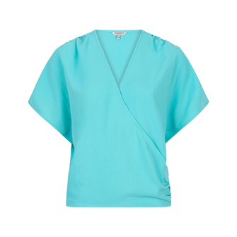 Esqualo Dames Blouse Hs25.10218 Aqua