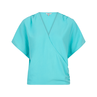 Esqualo Dames Blouse Hs25.10218 Aqua