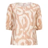 Esqualo Dames Blouse Hs25.14201 Zalm