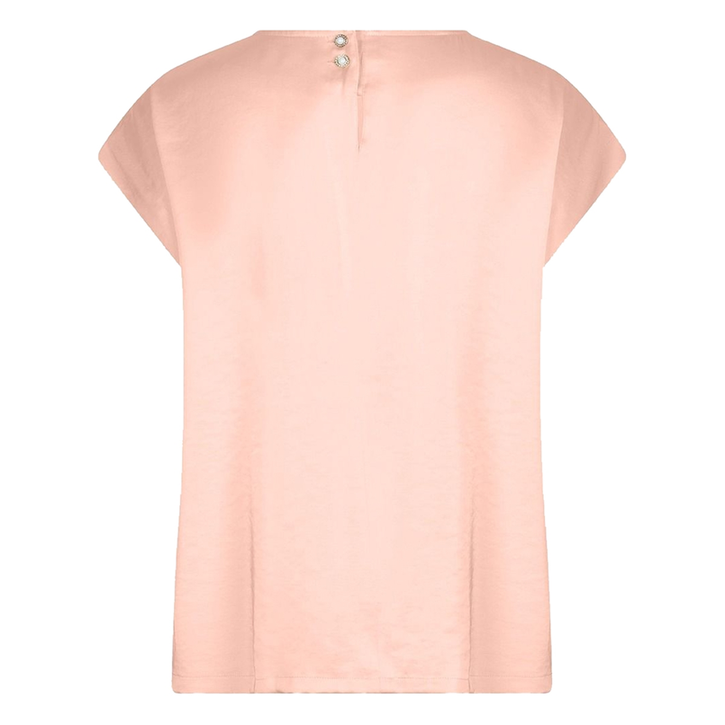 Esqualo dames blouse km Zalm