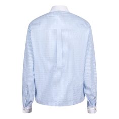 Esqualo Dames Blouse Sp25.10032 Blauw dessin