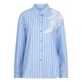 Esqualo Dames Blouse Sp25.15011 Blauw dessin