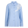 Esqualo Dames Blouse Sp25.15011 Blauw dessin