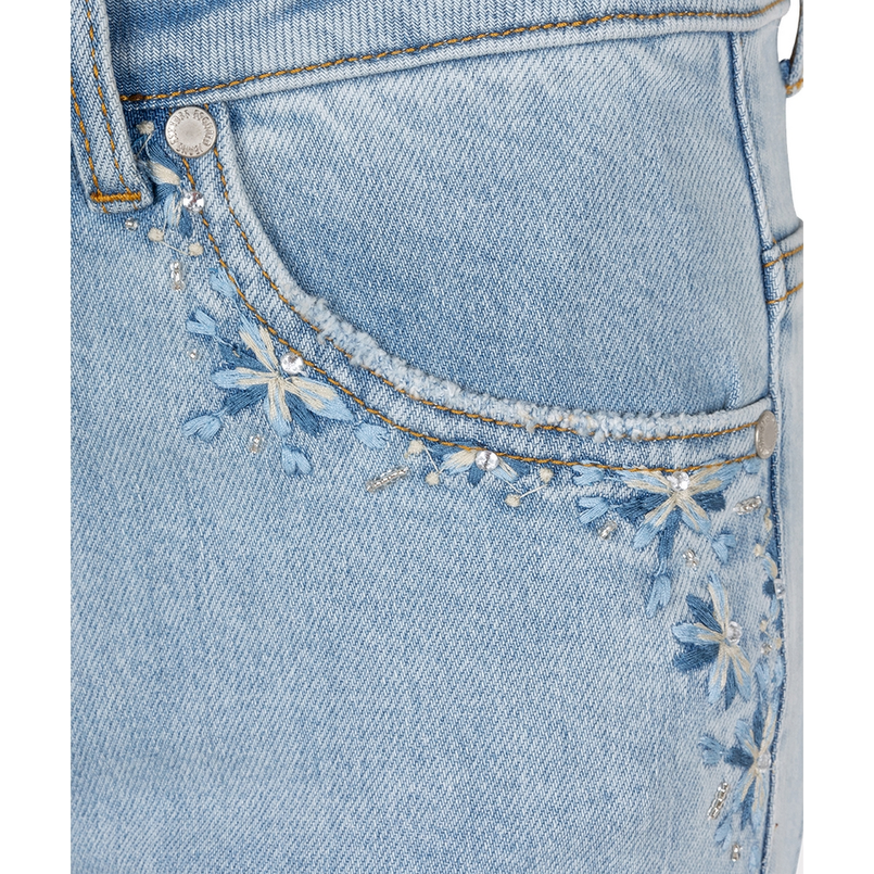 Esqualo Dames Jeans Sp25.12009 Mid blue denim