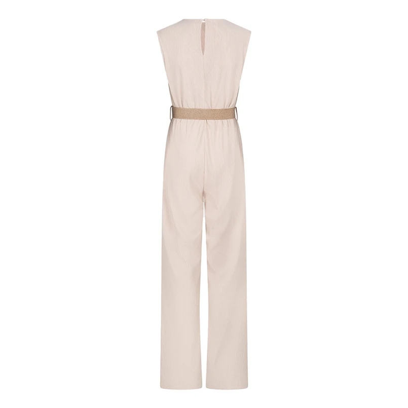 Esqualo Dames Jumpsuit Sp25.30018 NATUREL