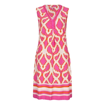 Esqualo Dames Jurk Hs25.30201 Fuchsia
