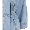 Esqualo Dames Jurk Sp25.12010 Mid blue denim