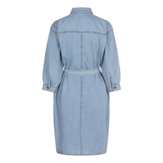 Esqualo Dames Jurk Sp25.12010 Mid blue denim