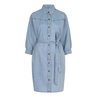 Esqualo Dames Jurk Sp25.12010 Mid blue denim
