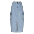Esqualo Dames Rok Sp25.12013 Mid blue denim
