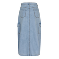 Esqualo Dames Rok Sp25.12013 Mid blue denim
