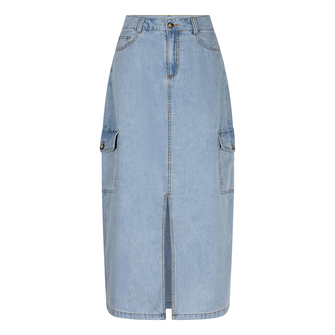 Esqualo Dames Rok Sp25.12013 Mid blue denim