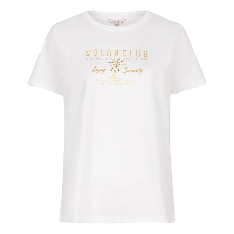 Esqualo Dames Top Hs25.05208 OFF-WHITE