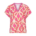 Esqualo dames top met print Roze