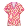 Esqualo dames top met print Roze