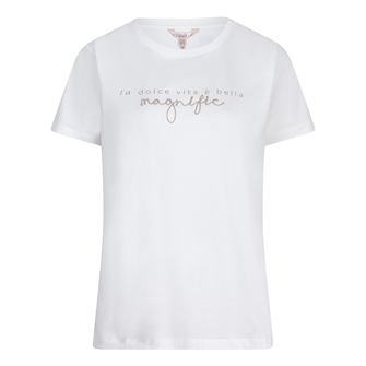 Esqualo Dames Top Sp25.05020 OFF-WHITE