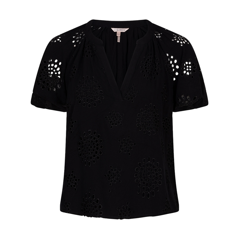 Esqualo dames top Zwart