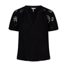 Esqualo dames top Zwart
