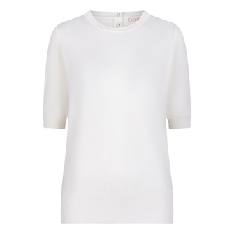 Esqualo Dames Trui Sp25.07004 OFF-WHITE