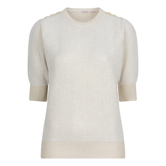 Esqualo Dames Trui Sp25.27002 Wit