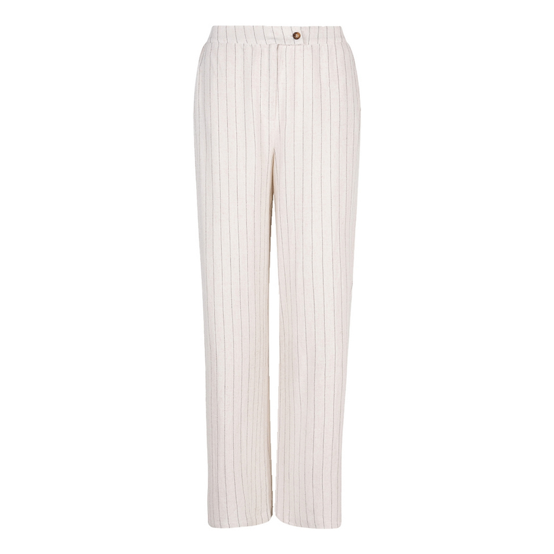Esqualo dames wide leg pantalon NATUREL