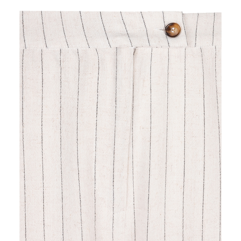Esqualo dames wide leg pantalon NATUREL