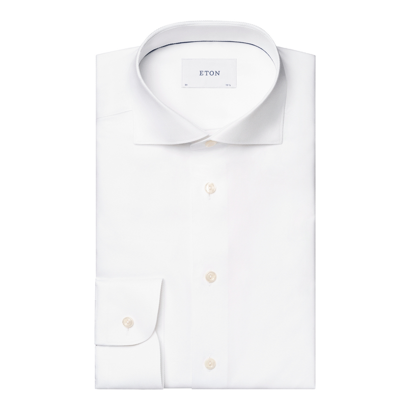 Eton Heren Overhemd 10001211200 Wit