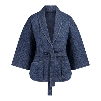 Expresso Dames Blazer Ex25-16008 Mid blue denim