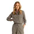 Expresso Dames Blouse Ex13-25018 Taupe