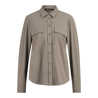 Expresso Dames Blouse Ex13-25018 Taupe