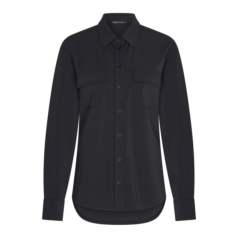 Expresso Dames Blouse Ex13-25018 Zwart