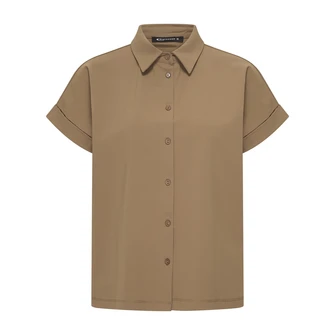 Expresso Dames Blouse Ex13-25285 Midden bruin