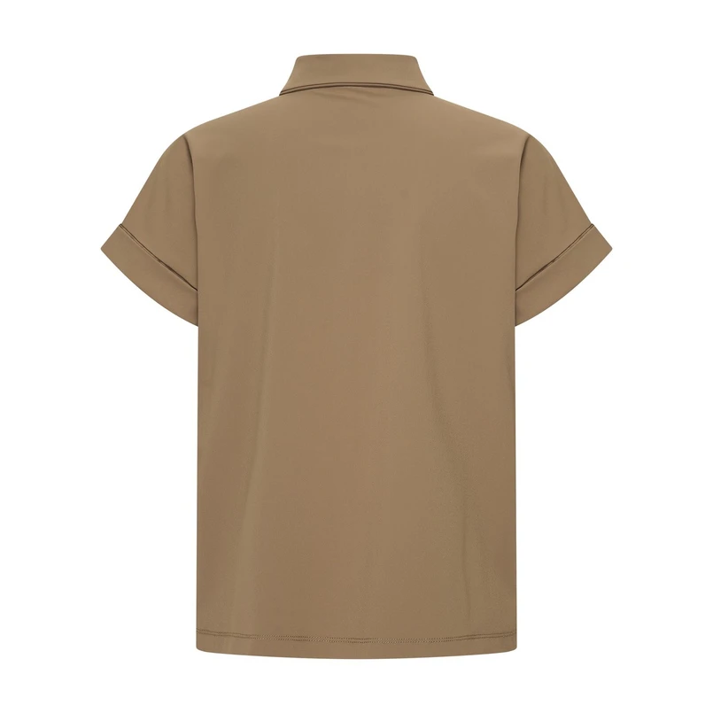 Expresso Dames Blouse Ex13-25285 Midden bruin