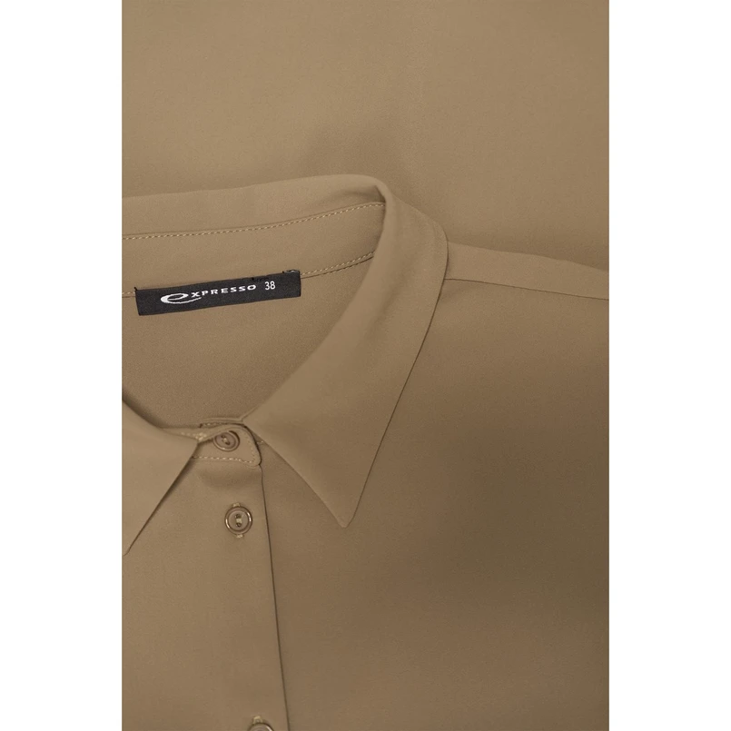 Expresso Dames Blouse Ex13-25285 Midden bruin