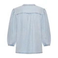 Expresso Dames Blouse Ex14-25205 Light blue denim