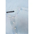 Expresso Dames Blouse Ex14-25205 Light blue denim