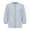 Expresso Dames Blouse Ex14-25205 Light blue denim