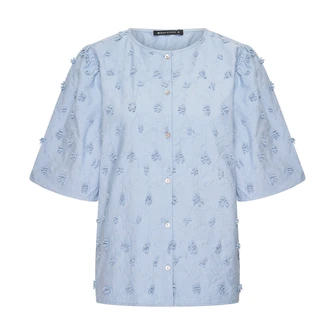 Expresso Dames Blouse Ex14-25290 Bleu