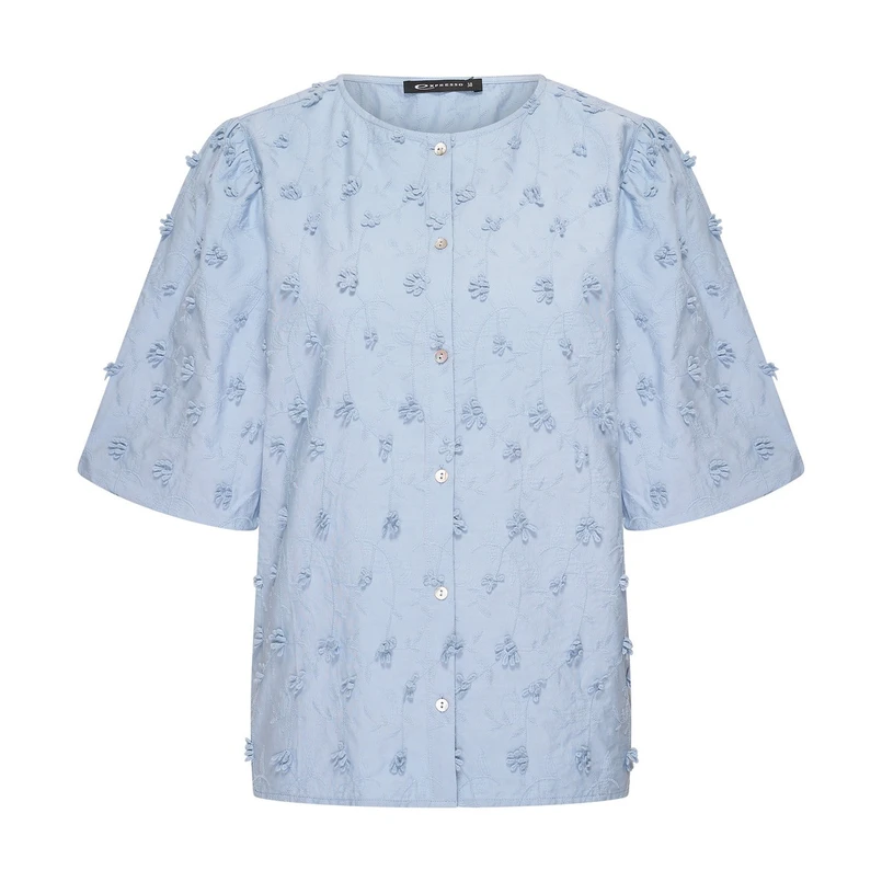 Expresso Dames Blouse Ex14-25290 Bleu