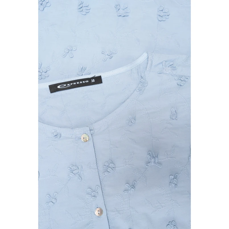 Expresso Dames Blouse Ex14-25290 Bleu