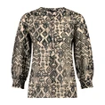 Expresso Dames Blouse Ex14-25357 Midden bruin