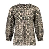 Expresso Dames Blouse Ex14-25357 Midden bruin